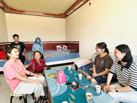 理学院开展经济困难学生家庭走访活动