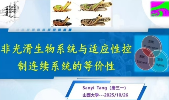 理学院邀请唐三一、肖燕妮教授进行学术报告交流