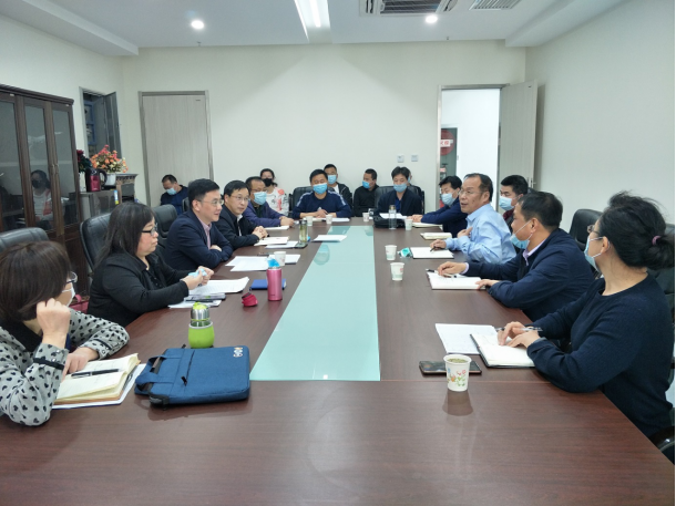 胡洁副校长带队走访调研理学院2021版培养方案修订工作